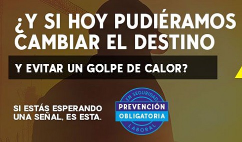 Empleo refuerza la campaña de información para evitar golpes de calor en el trabajo.