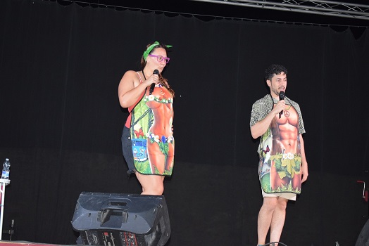 El Castillo de Lopera acogió una Noche de Monólogos con las actuaciones de Rafa Frías y Eva y Qué.