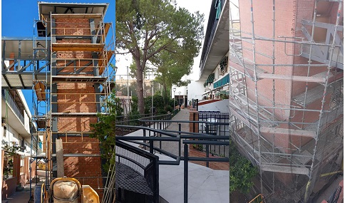 La Junta instala ascensores y rampas para mejorar la accesibilidad de cerca de mil viviendas públicas.