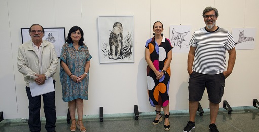 La Sala de Exposiciones Zabaleta de la Universidad de Jaén acoge la muestra ‘Los pinceles del lince ibérico’.