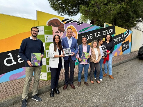 Arjona cuenta ya con un mural del programa IgualART de Diputación.