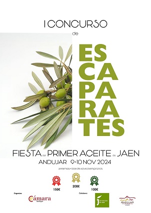 La Cámara de Comercio de Andújar organiza un concurso de escaparates para dar visibilidad al comercio en la Fiesta del Primer Aceite de Jaén.