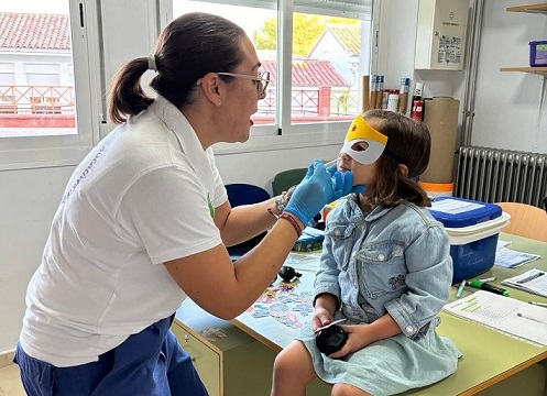 La vacunación contra la gripe en los colegios de Jaén alcanza en dos semanas el 57,5%.