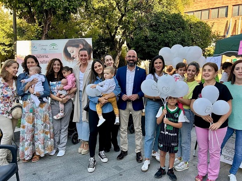 Celebración de la Semana Mundial de la Lactancia Materna en Andújar.