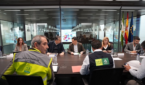 Un total de 285 municipios se han visto afectados por la DANA con 1.841 incidentes en toda Andalucía.