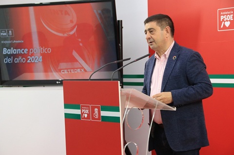 Reyes: “En 2024 ha quedado claro que el Gobierno de España es el gran aliado de Jaén y la Junta de Andalucía se ha convertido en el enemigo público número 1”.