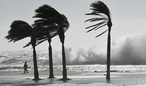 El 112 pide extremar mañana la precaución por el viento debido a el paso de la borrasca Herminia.