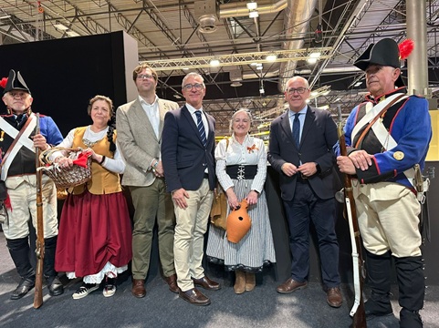 El turismo histórico consolida su presencia en FITUR con la Recreación de la Batalla de Baylén en el pabellón de Andalucía.