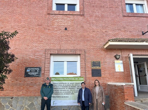 Diputación financia mejoras en el salón de actos y el Aula Magna de la Academia de la Guardia Civil de Baeza.