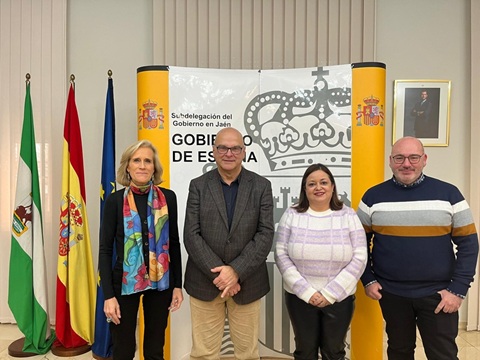 Reunión con la Asociación Triángulo Azul Stolpersteine para el reconocimiento de jiennenses deportados a campos de concentración nazis.