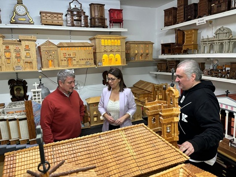 El Centro Cultural Baños Árabes tendrá una exposición permanente de maquetas del jiennense Luis Barbero.