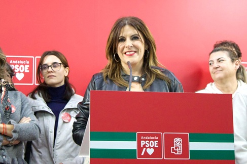 Ángeles Férriz presenta su precandidatura rodeada de más un centenar de militantes.