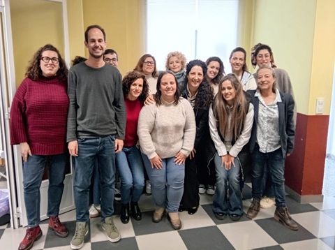 La delegada territorial de Empleo, Empresa y Trabajo Autónomo, Ana Mata, visita en Arjona una acción formativa de Formación Profesional para el Empleo (FPE).