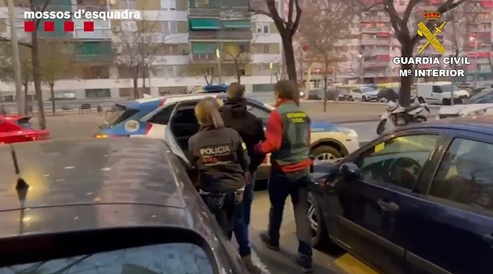 Detenido en Barcelona un sicario por el asesinato de una persona en Ciempozuelos (Madrid) y dos tentativas más.