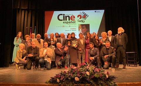 La entrega del Premio Miguel Picazo a Natalia de Molina pone el broche de oro a la 24ª Muestra de Cine Español Inédito en Jaén.