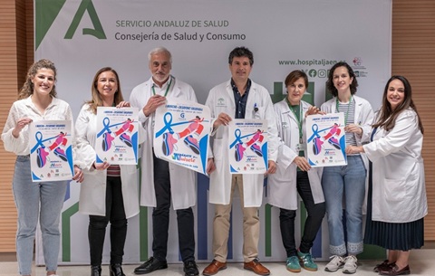 El Hospital de Jaén coordina la I Marcha y Desayuno Saludable frente al cáncer de colon.