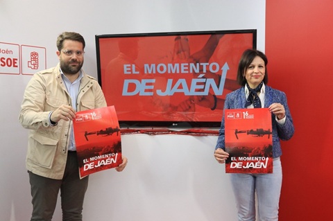 Presentado el XVI Congreso Provincial del PSOE: “El Momento de Jaén”.
