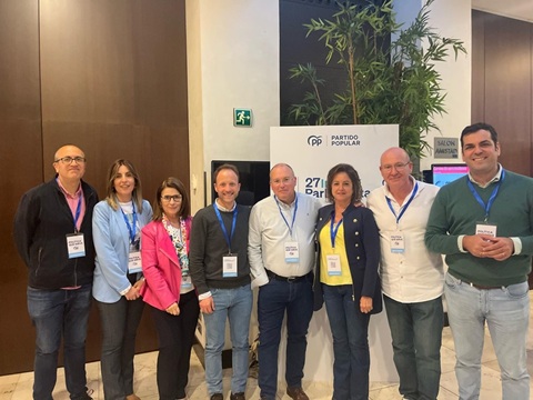 El PP de Jaén, “como siempre unidos”, asiste a la 27ª Interparlamentaria que se celebra en Sevilla.