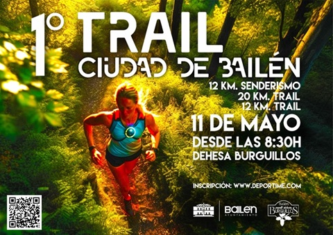 Deporte y naturaleza se dan la mano en el primer trail organizado por el Ayuntamiento de Bailén.