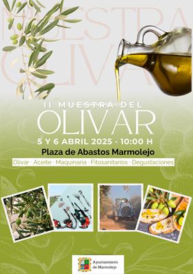Marmolejo celebra la II Muestra del Olivar los días 5 y 6 de abril.