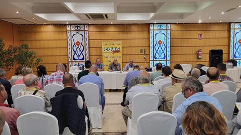 Arranca el Congreso de COAG Andalucía con la definición de la nueva hoja de ruta,  que culminará este miércoles en Sevilla con el relevo de sus dirigentes.