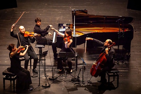 El italiano Elia Cecino, el ucraniano Roman Lopatynskyi y el chino Zhiquan Wang, finalistas del 66º Premio Jaén de Piano.