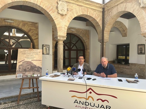 El Ayuntamiento de Andújar conmemora el VIII Centenario de la incorporación de la ciudad al Reino de Castilla.