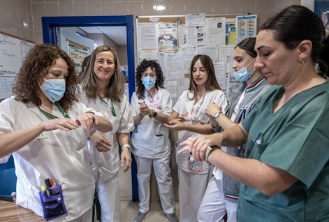 El Hospital Universitario de Jaén se suma al Día Mundial de la Higiene de Manos.