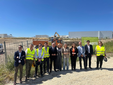 La Junta inicia las obras de la lavandería provincial, primer edificio de la Ciudad Sanitaria en Jaén.