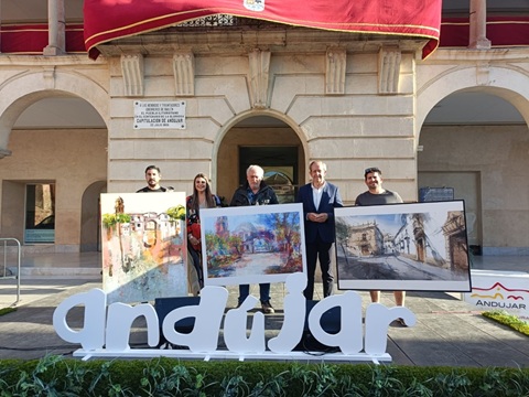 El Ayuntamiento de Andújar celebra la XIV edición del Certamen de Pintura Rápida «Luis Aldehuela».