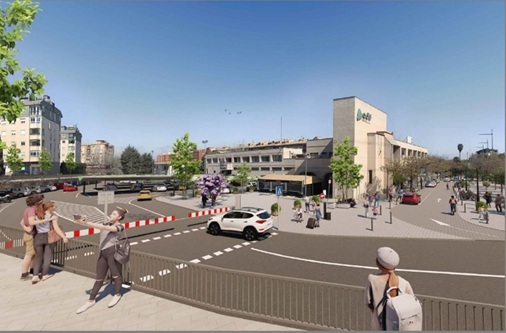 Transportes adjudica por 4 millones de euros un contrato para mejorar la movilidad en el entorno de la estación de Jaén.