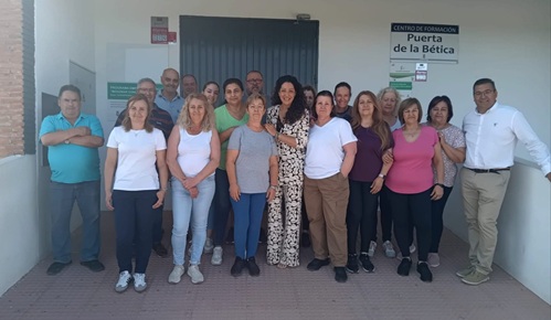 Un proyecto de Empleo y Formación contrata y especializa en Mengíbar a 15 desempleados de más de 52 años en el sector de la construcción.