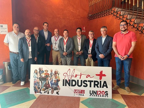 Manuel Fernández subraya la oportunidad ‘inigualable’ del CETEDEX para la industria de la provincia en el congreso provincial de UGT-FICA.