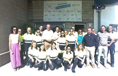 Andújar inicia la contratación y formación en educación ambiental, atención sociosanitaria y construcción de 45 personas desempleadas.