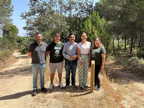 Visita técnica en Andújar al balizamiento del Cordel de Mestanza.