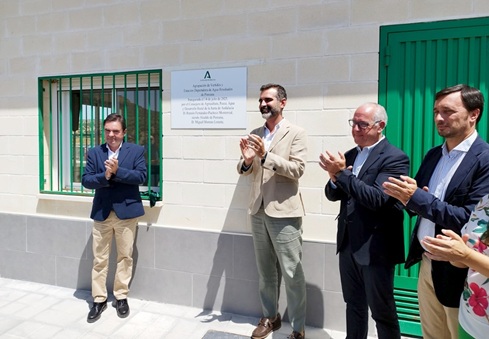 Fernández-Pacheco inaugura la estación depuradora de Porcuna, en Jaén, con una inversión de 6,6M€.