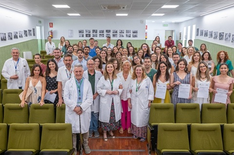 Los 33 residentes formados en el Hospital Universitario de Jaén finalizan su aprendizaje.