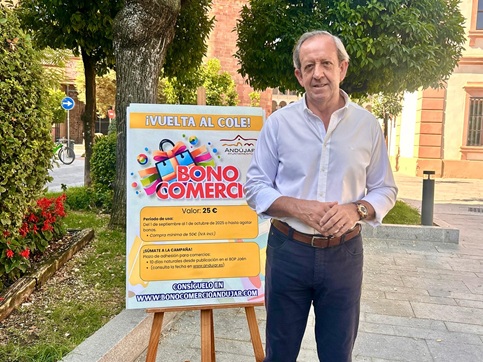 El Ayuntamiento de Andújar activa la campaña del bono comercio «Vuelta al Cole 2025».