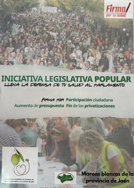 El PSOE aporta sus pliegos de firmas para la Iniciativa Legislativa Popular en defensa de la sanidad pública.