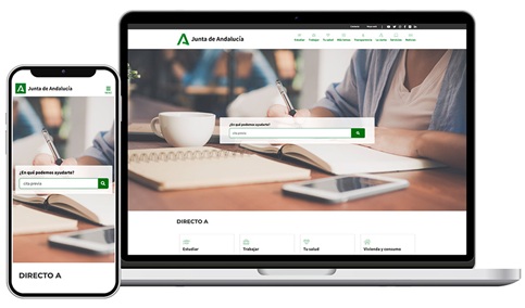 El portal web de la Junta alcanza los 40 millones de visitas y 125 millones de páginas vistas en 2024.