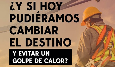 Empleo intensifica un año más la campaña para prevenir golpes de calor en el trabajo.