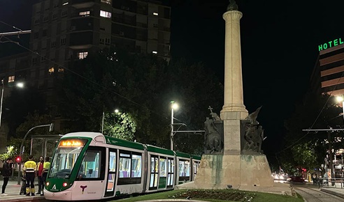 El Gobierno andaluz licita por 7,1 millones el mantenimiento de trenes y de talleres y cocheras del tranvía de Jaén.
