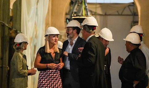 La Junta y el Cabildo colaboran para definir la restauración de la Mezquita-Catedral de Córdoba.