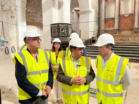 Fernández valora la rehabilitación del antiguo Convento de Santo Domingo con una inversión de 3 millones de euros del Gobierno de España.