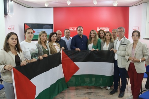 El PSOE de Jaén condena el genocidio de Gaza y presentará mociones en los ayuntamientos de la provincia.