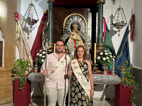 Gabriel Valenzuela Ruiz y Dolores Ruiz Coca, nuevos hermanos mayores de la Cofradía de la Virgen de la Cabeza de Lopera.