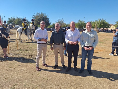 El alcalde de Bailén destaca “la importancia y el atractivo turístico” de la Recreación de la Batalla de Bailén.