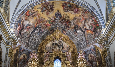 El IAPH estudia la degradación del color en una pintura mural del XVIII con un modelo matemático.