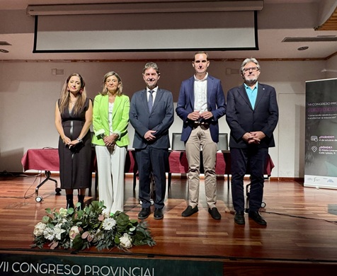 El vicepresidente primero de la Diputación participa en el VII Congreso Provincial de FAMPA Los Olivos.