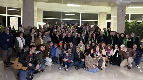 Más de 130 jóvenes participan en el espectáculo “Libertad sin ira” enmarcado en la programación de “España en Libertad. 50 años”.